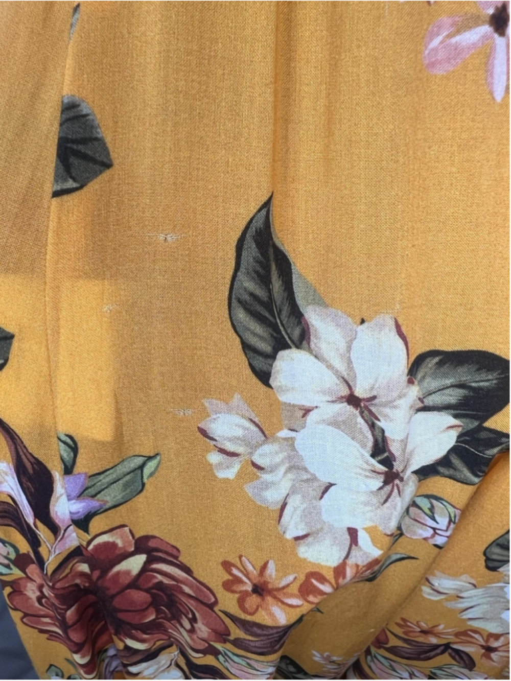 Farm Rio for Anthropologie Soigne Maxi Dress Wrap Dress Boho Tropical XS Floral - Picture 12 of 16